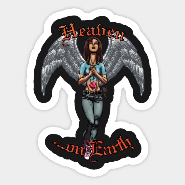 Heaven on Earth Sticker by LeighWalls